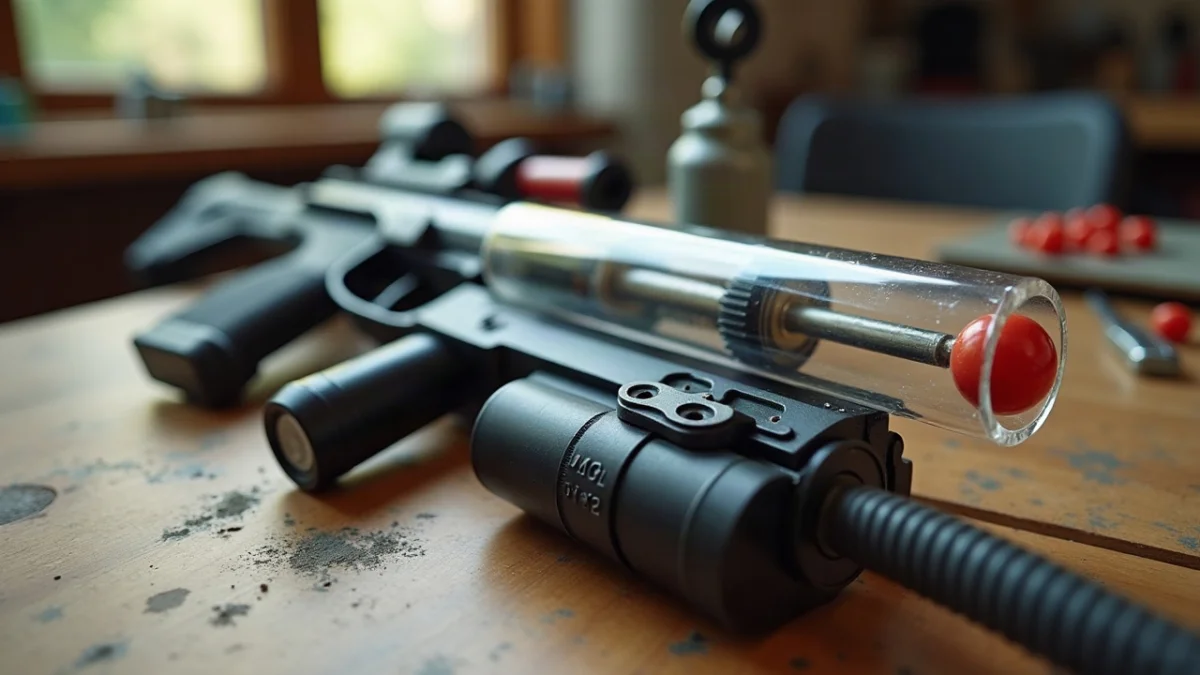 Jak działa marker paintballowy i cykl strzału