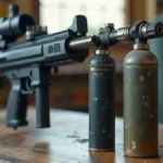 Jak działa marker paintballowy? Budowa, cykl strzału i współpraca z butlą, amunicją i maską